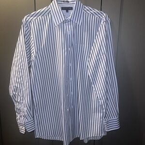 Tommy Hilfiger Men's Regular Fit Casual Shirt Striped Size 15